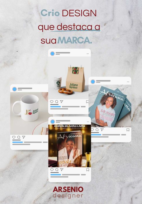 Sua marca merece design real! Logos com Identidade Profissional