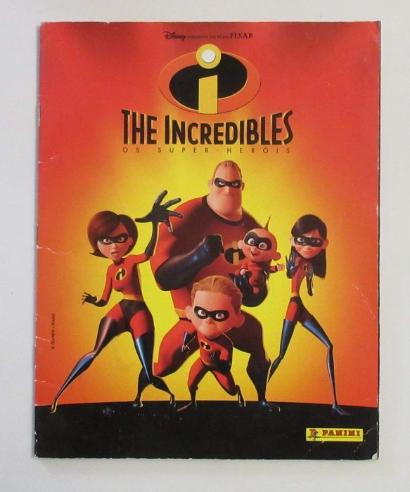 Caderneta INCOMPLETA "The Incredibles"