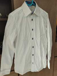Biała koszula próchnik 134-140