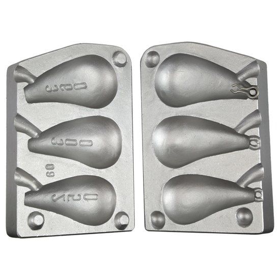 Moldes para chumbadas de pesca embarcada