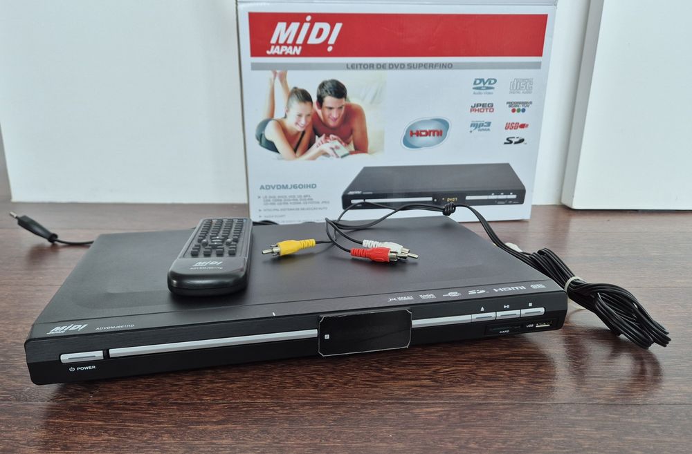 Leitor DVD, CD, USB, SD