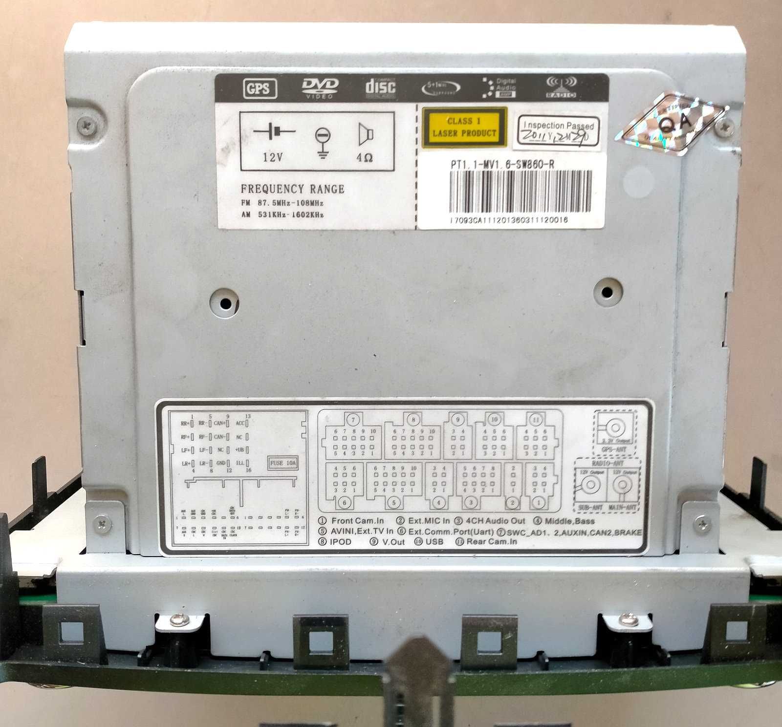 System audio radio Chevrolet Aveo T300