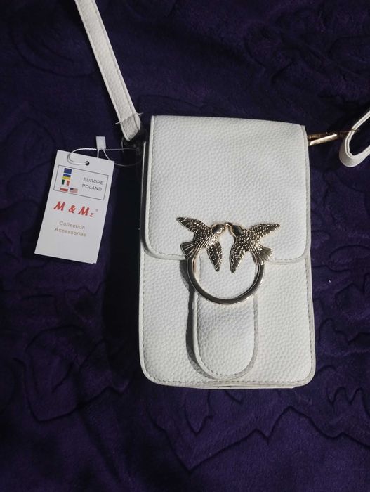 TOREBKA na Telefon LISTONOSZKA A'la PINKO Biała ! ! ! ! TANIO ! ! ! !