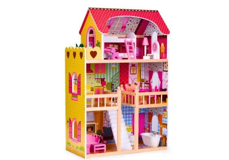 Zestaw Dom Domek + Meble Zabawka Dla Dzieci Na Prezent Święta *okazja*