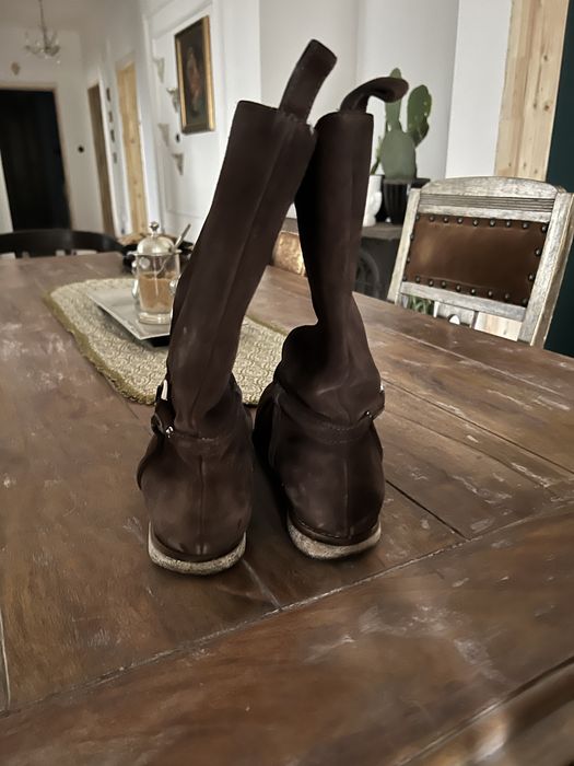 Botki kowbojki skora skorzane Gucci 37/5