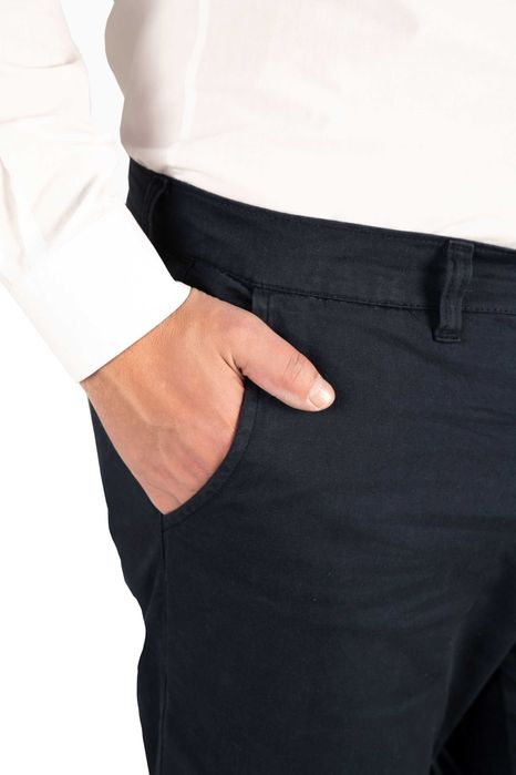 Calças de sarja de alta qualidade