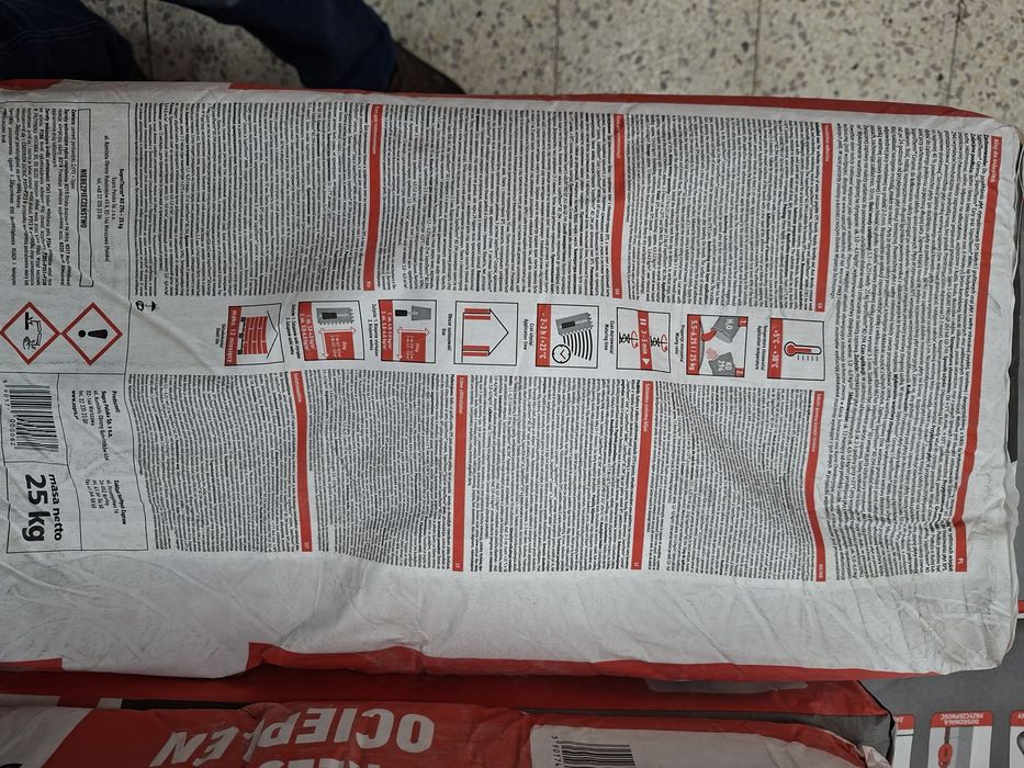 Klej do siatki, styropianu, xps, wełny