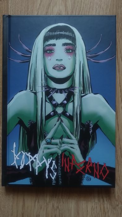 Poppy Poppy's Inferno blue komiks książka twarda
