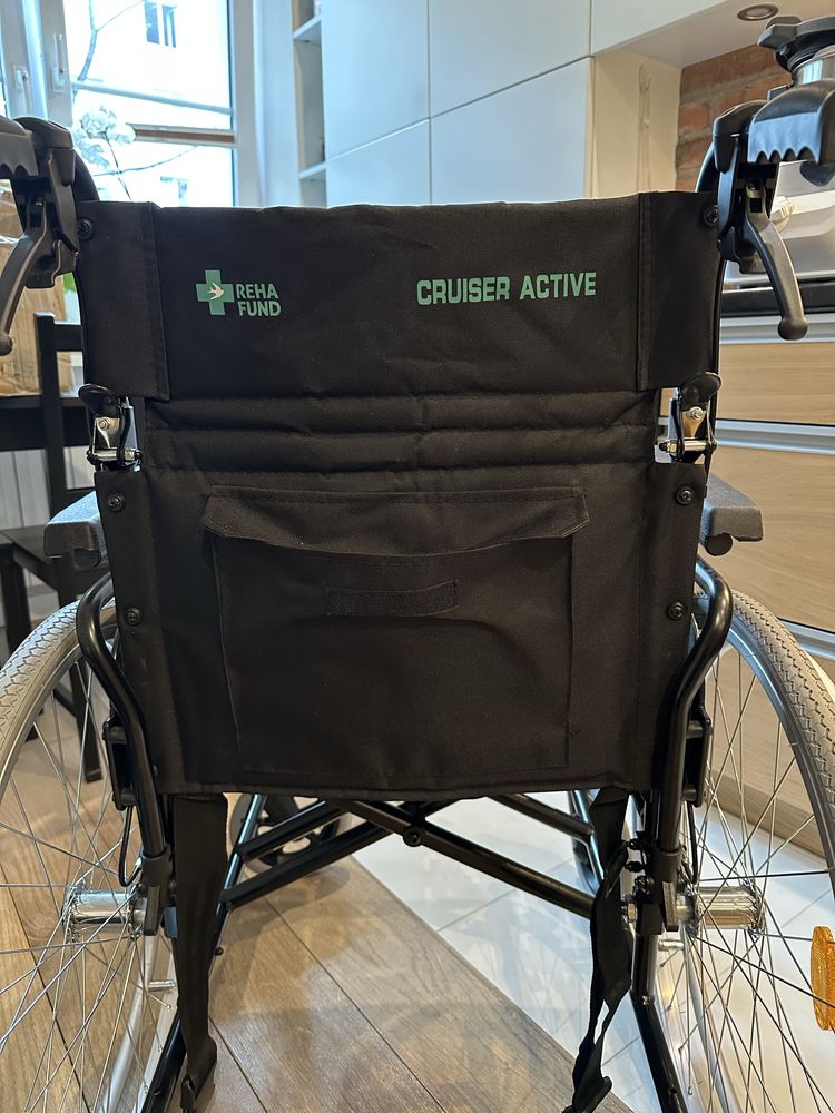 Sprzedam wózek inwalidzki Reha Fund Cruiser Active. Stan bardzo dobry.