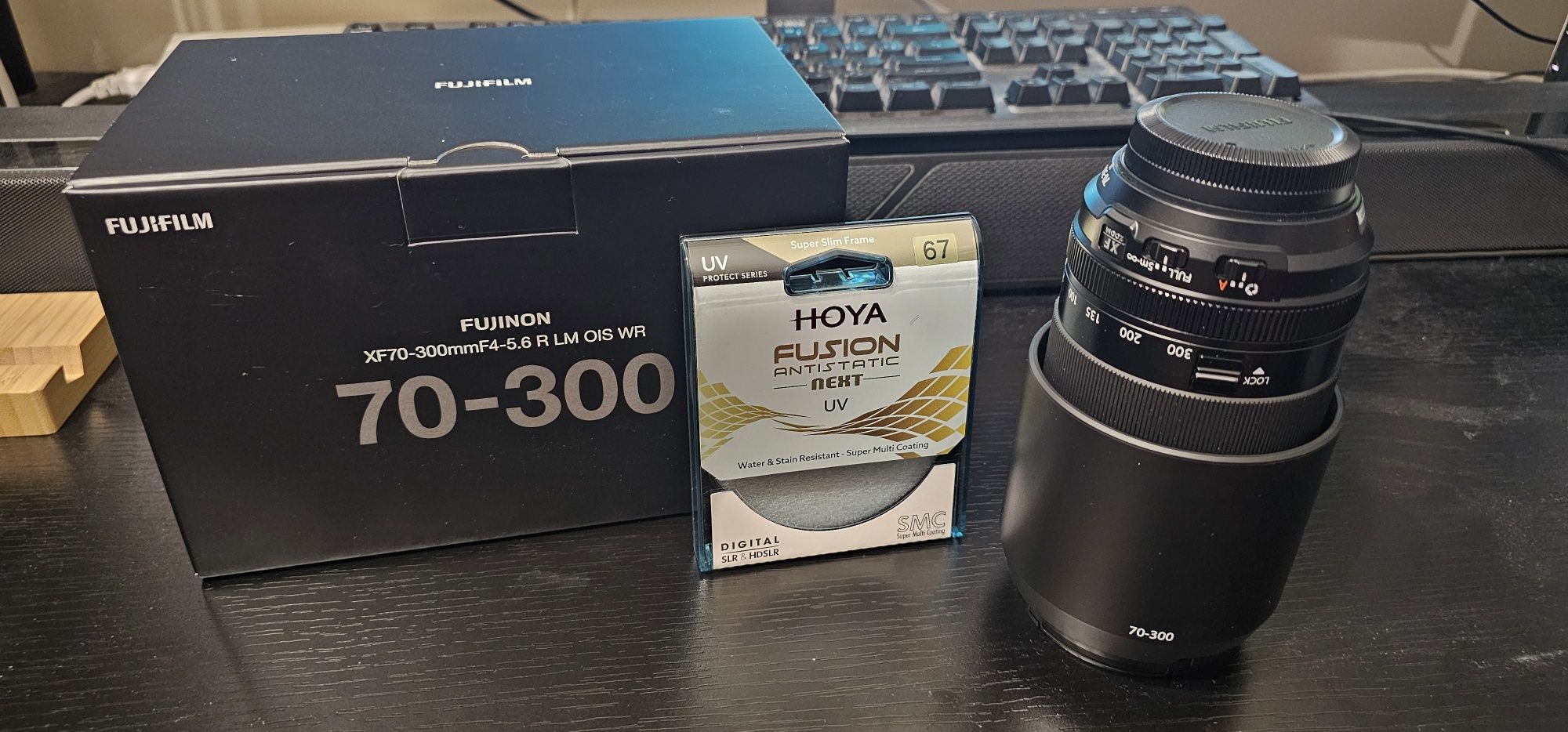 Obiektyw Fujinon XF 70-300mm f/4-5.6 R LM OIS WR + filtr Hoya Antistat