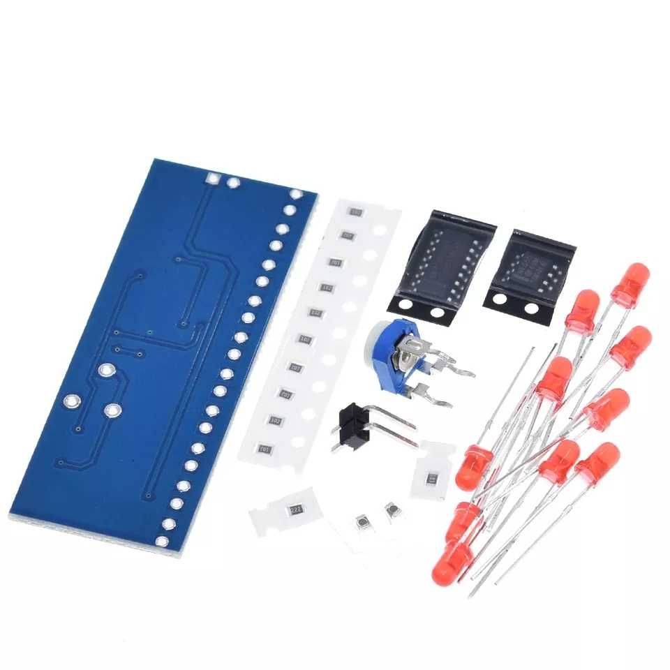 LED Chaser, przepływ światła NE555 + CD4017 DIY do lutowania Arduino