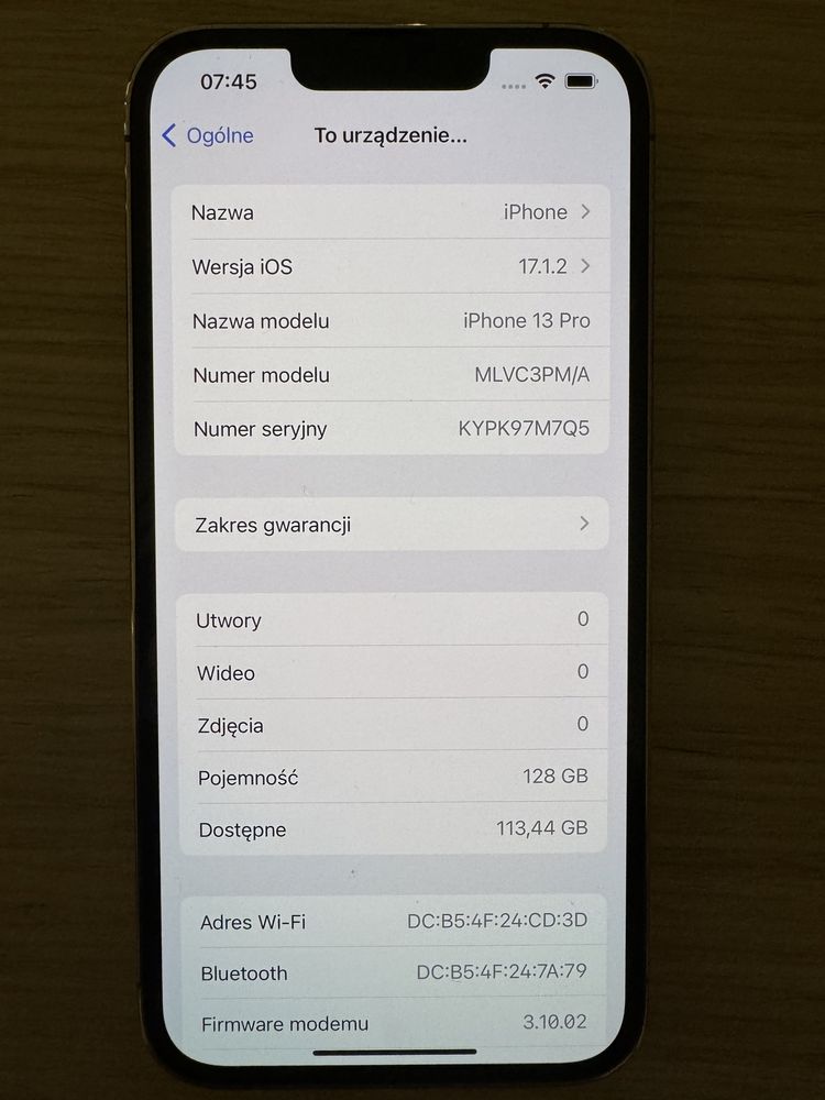 iPhone 13 Pro Gold 128 GB