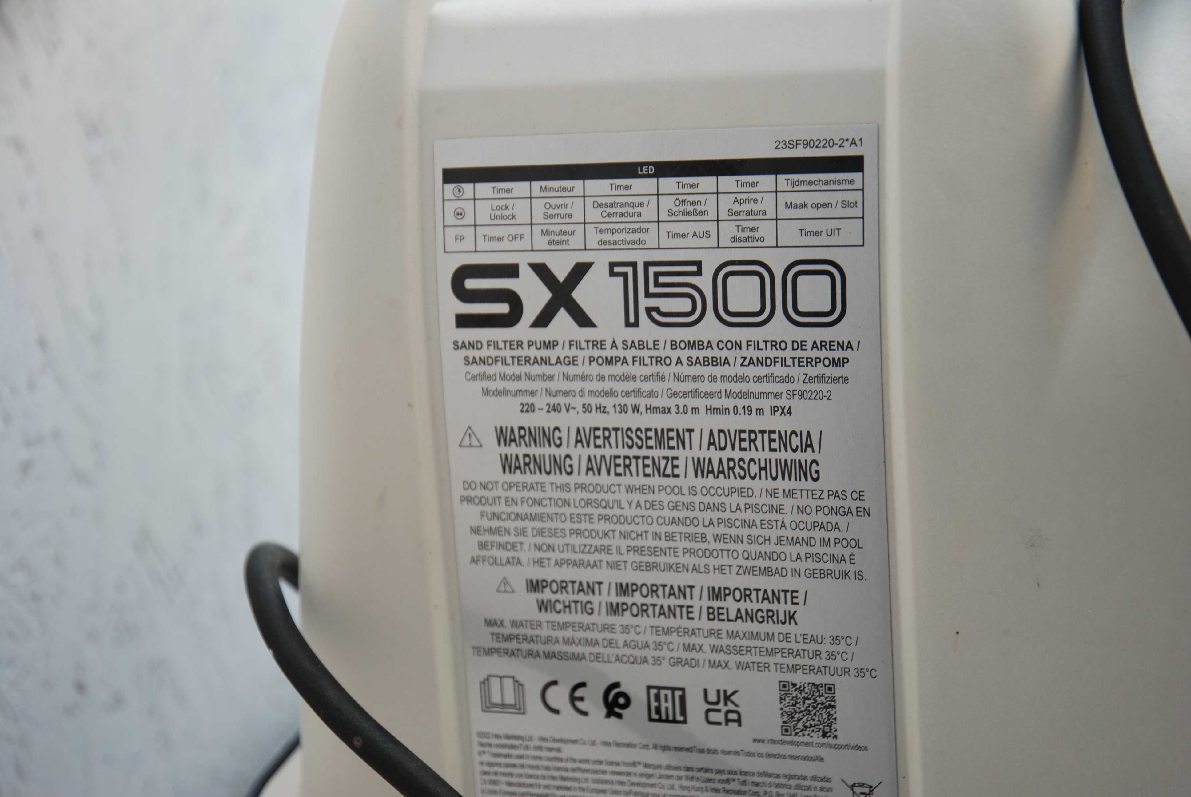 Pompa piaskowa SX 1500