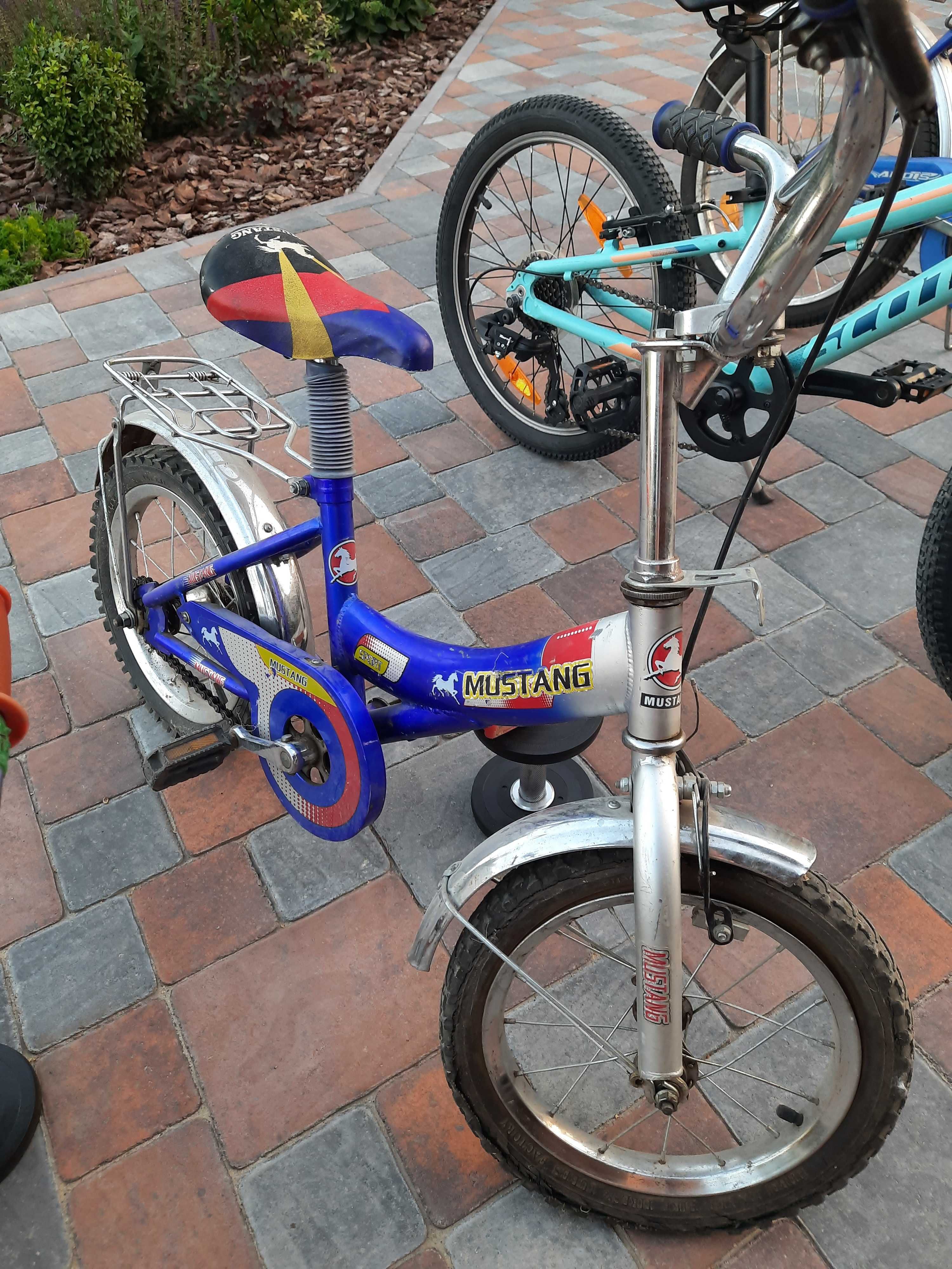 Продам дитячий велосипед Mystang з дефектом
