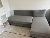 Gray ikea sofa in good condition