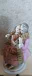 2 figuras de porcelana muito antigas