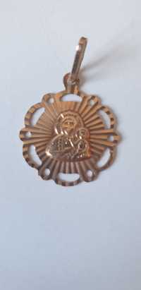 Zawieszka medalik złoto 585 Matka Boska 1,5 gram