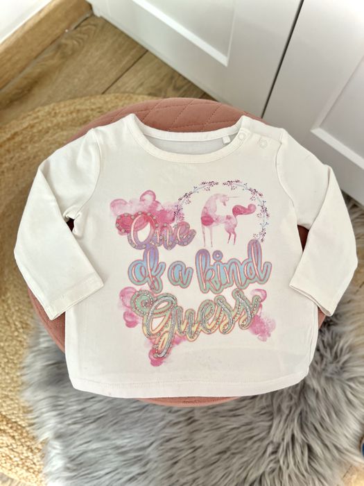 Bluzka na dlugi rekaw dla dziewczynki Guess 68 74