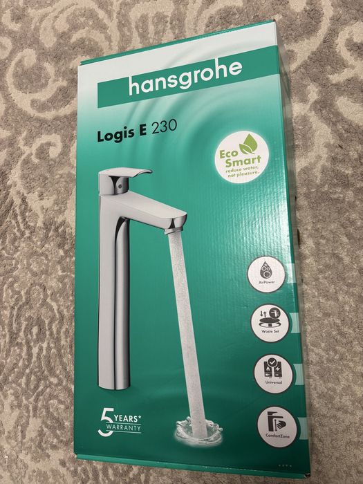 Bateria umywalkowa Hansgrohe Logis E 230 wysoka