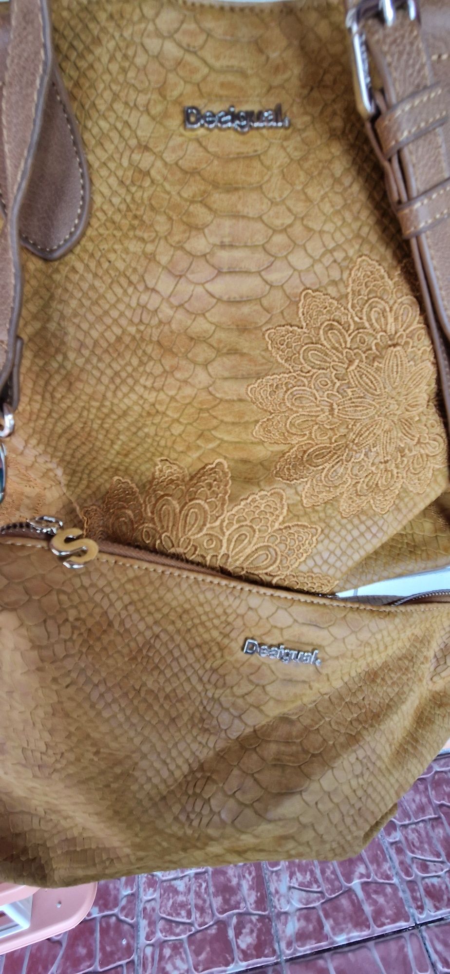 Набор из 2х сумок Desigual, Испания. Шоппер+кроссбоди.