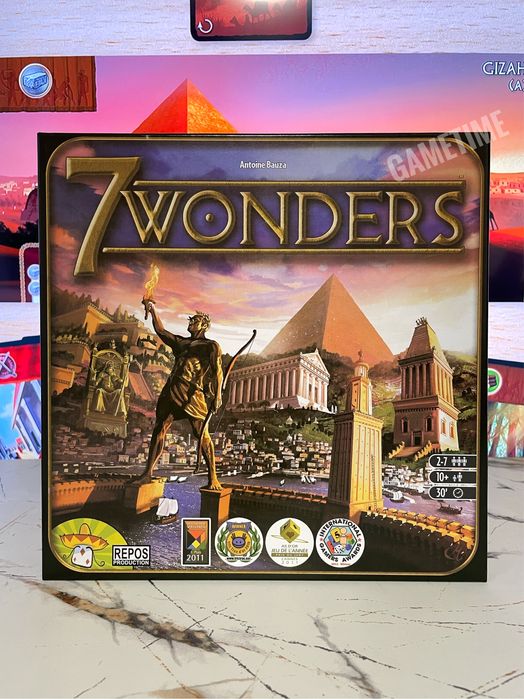 7 Чудес Семь Сім Чудес Чудес 7 Wonders настольная игра Укр правила