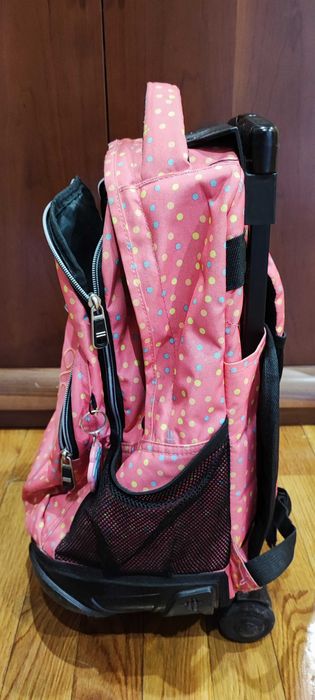 Mochila escolar com rodinhas - Criança