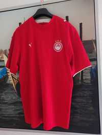 Koszulka Olympiakos Pireus Puma T-shirt czerwona sportowa piłka nożna