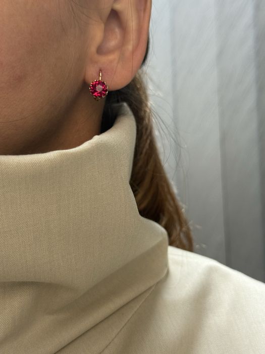 Золотые серьги 583 пробы