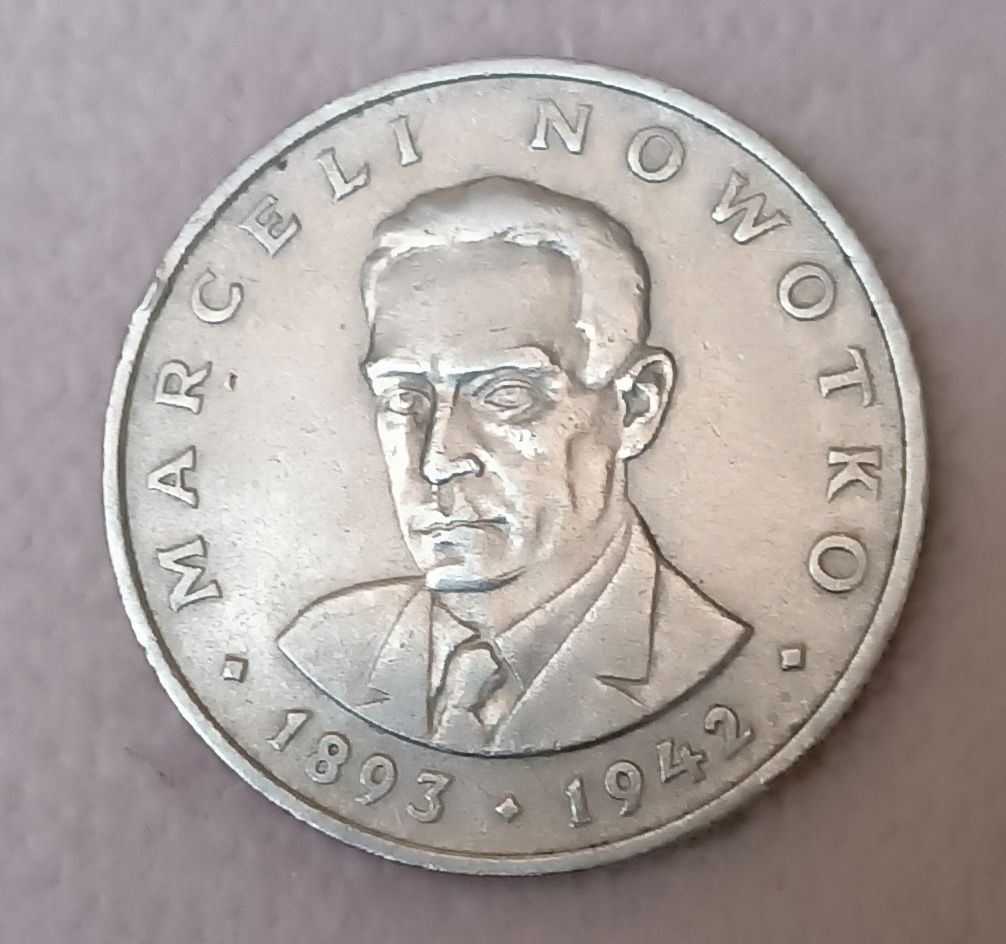Moneta Marceli Nowotko 20zl