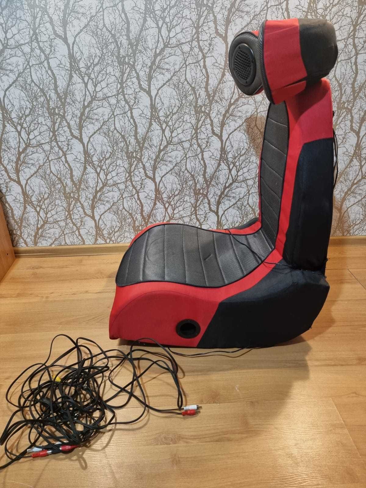 FOTEL GAMEingowy, muzyczny firmy Pulse Boomchair. (do gier, muzyki)