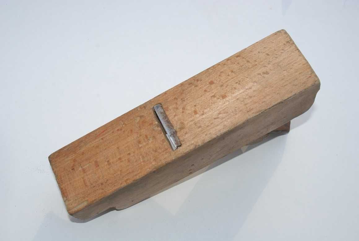 Stary drewniany strug hebel ostrze 45 mm antyk