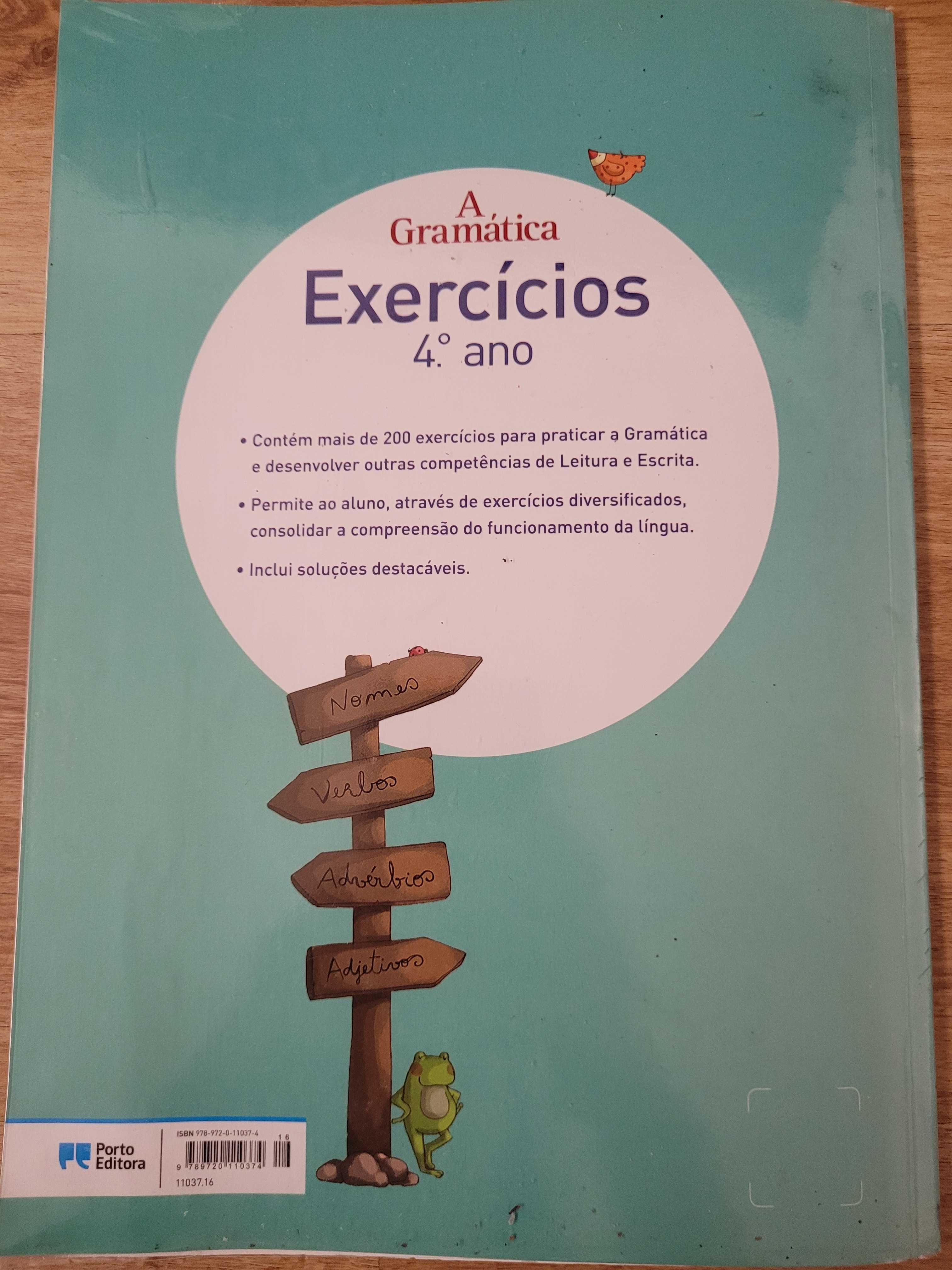 A Gramática Exercícios 4° Ano Porto Editora