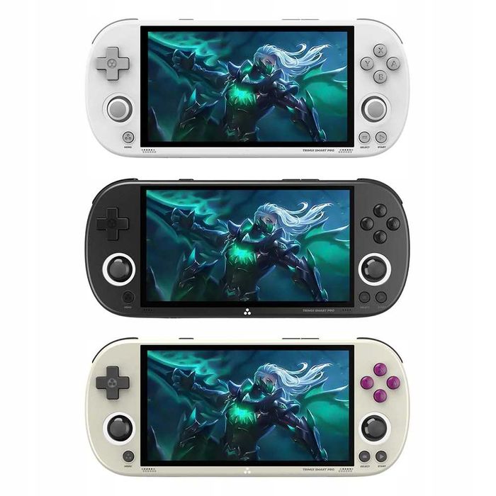 Портативная игровая консоль Trimui smart pro+карта 128 гб с играми