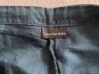 Lniane spodnie damskie Calvin Klein Jeans W28 L34