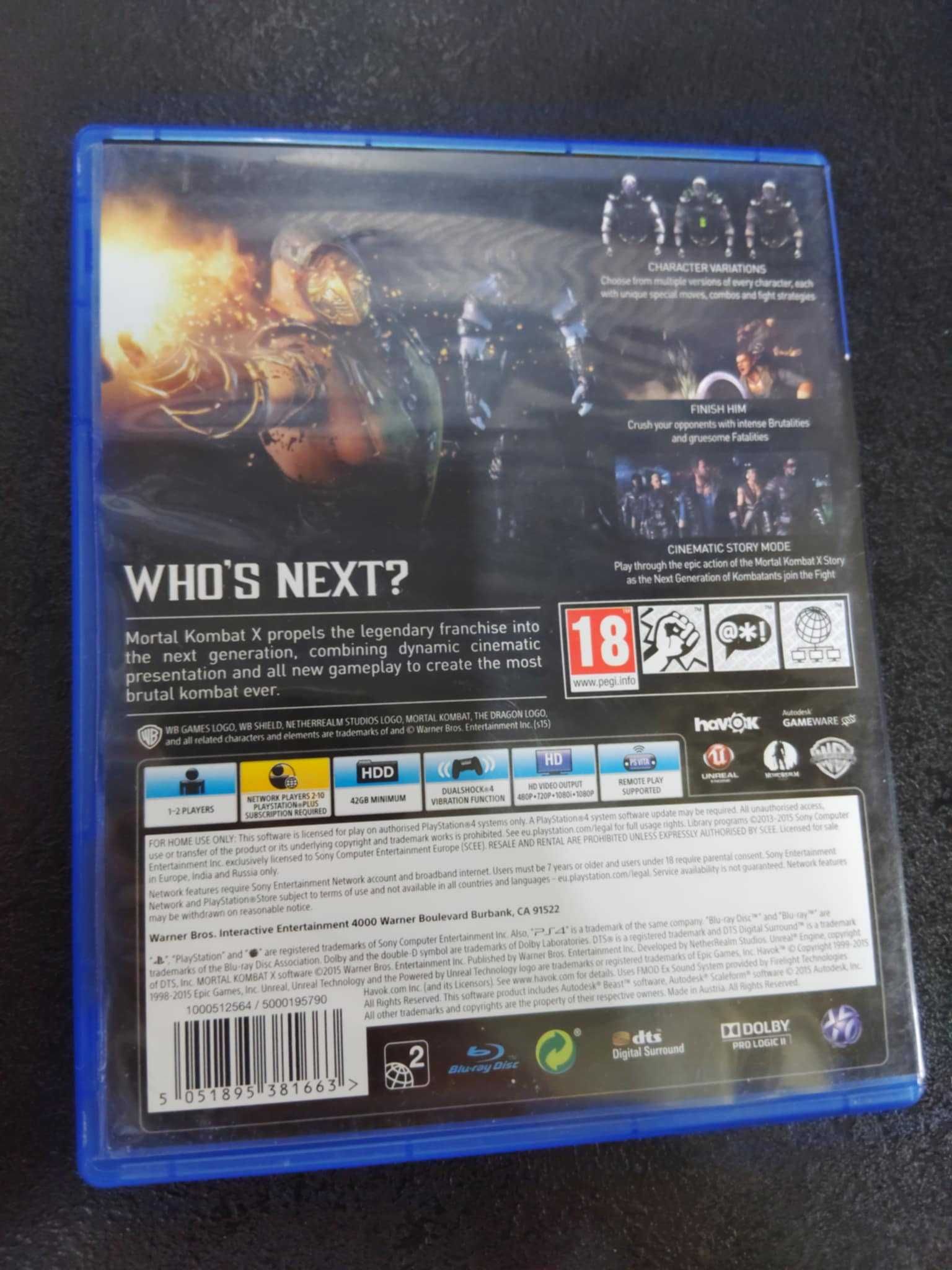 Mortal Kombat X PS4 Polskie napisy są w grze