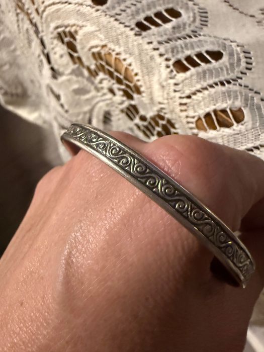 Srebrna bransoletka warmet JW przedwojenna