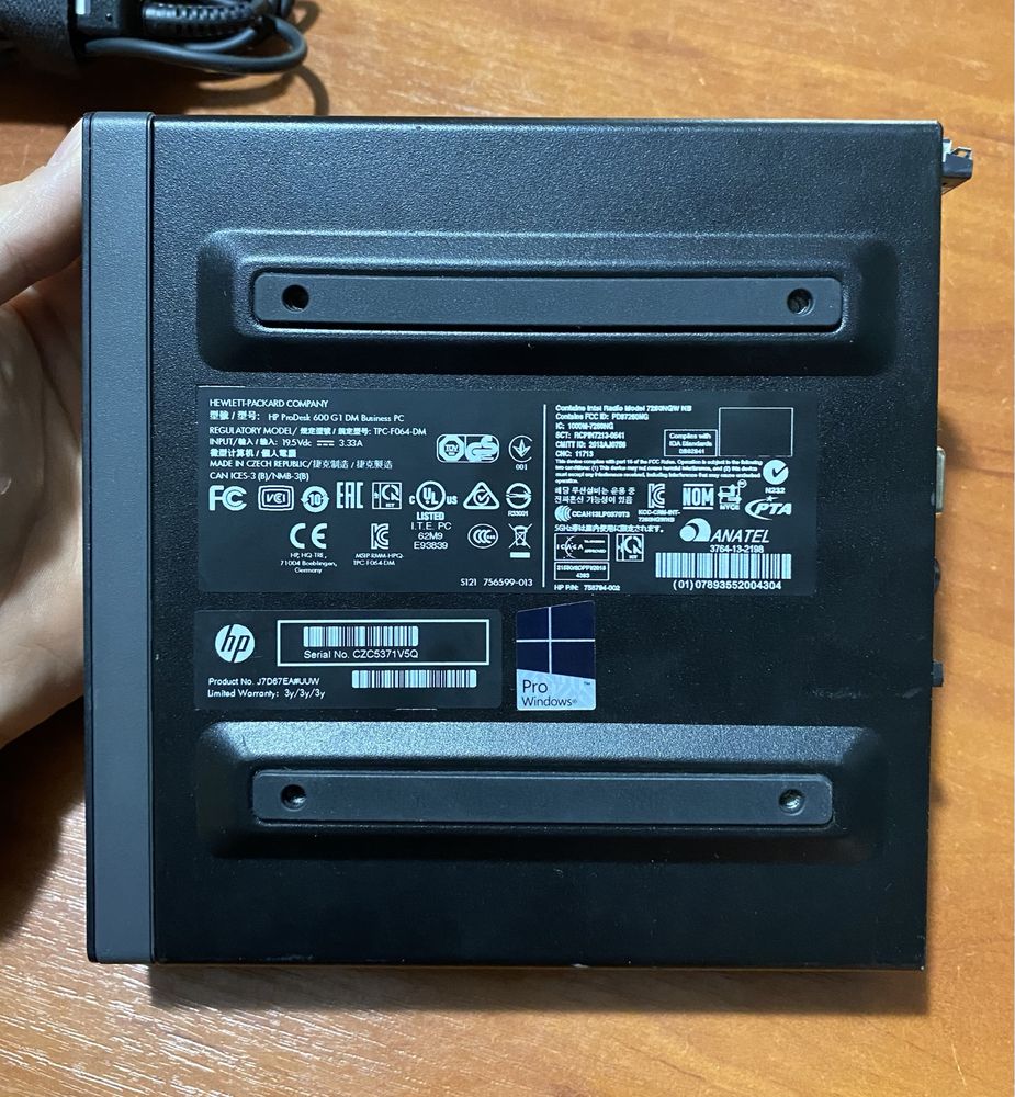 HP mini Prodesk 600 G1/8GB RAM/128GB SSD/ i5-4590! N1637