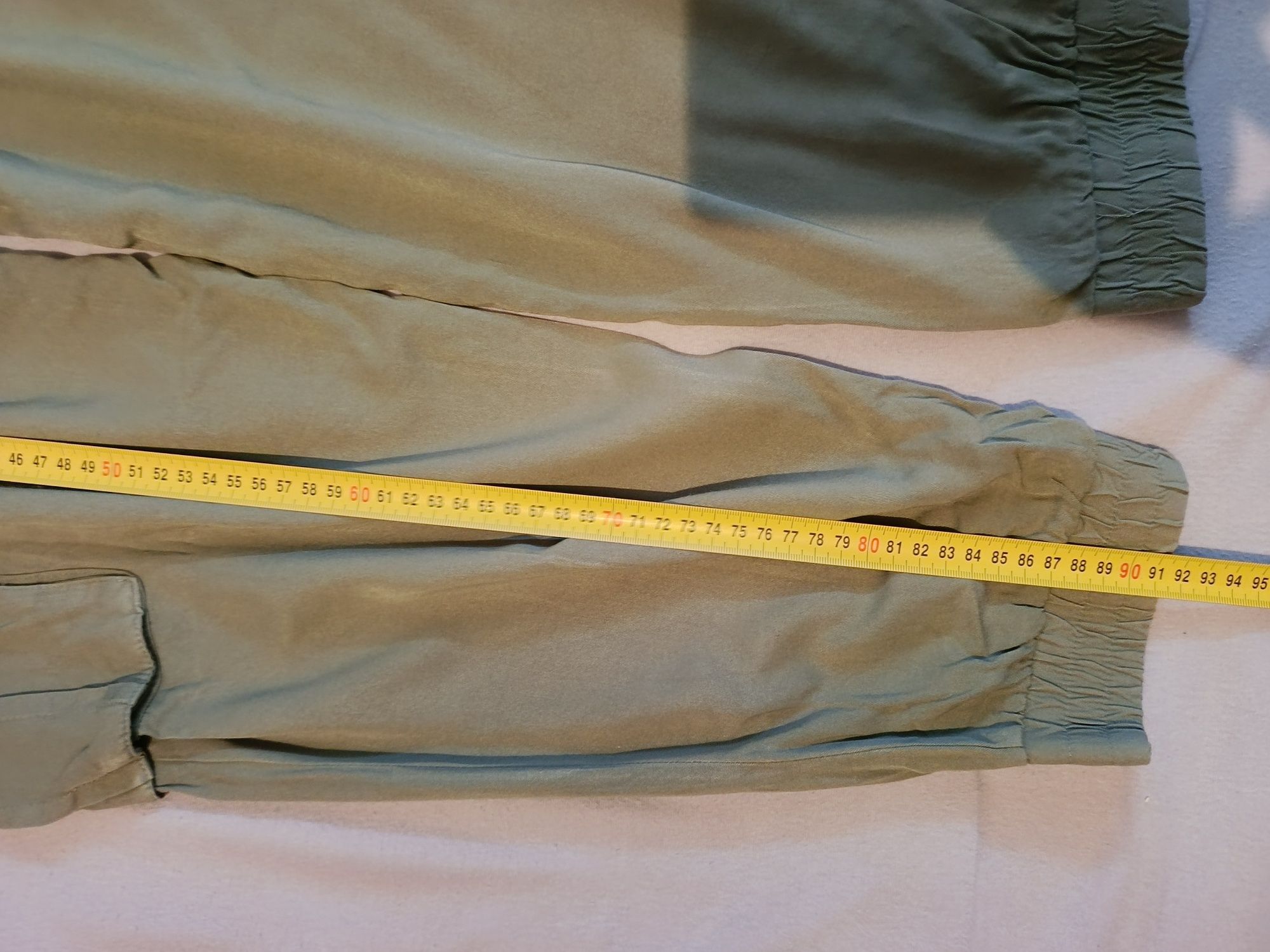 Spodnie Reserved bojówki khaki zielone 40 L