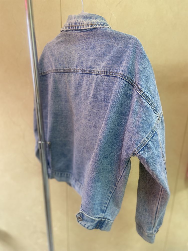 Куртка джинсова,синя