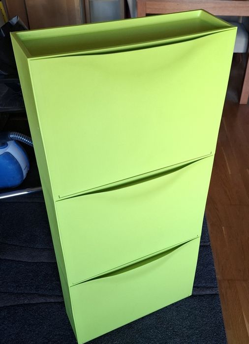 Szafki na buty IKEA Trones zielone 3 szt.