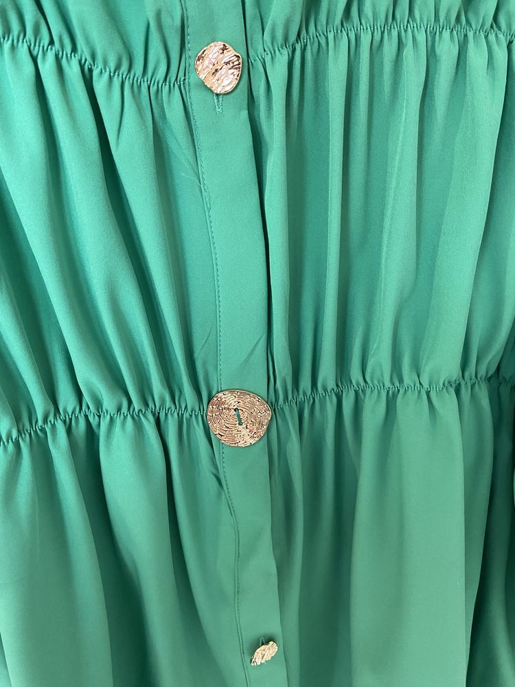 Sukienko tunika kolor zielony