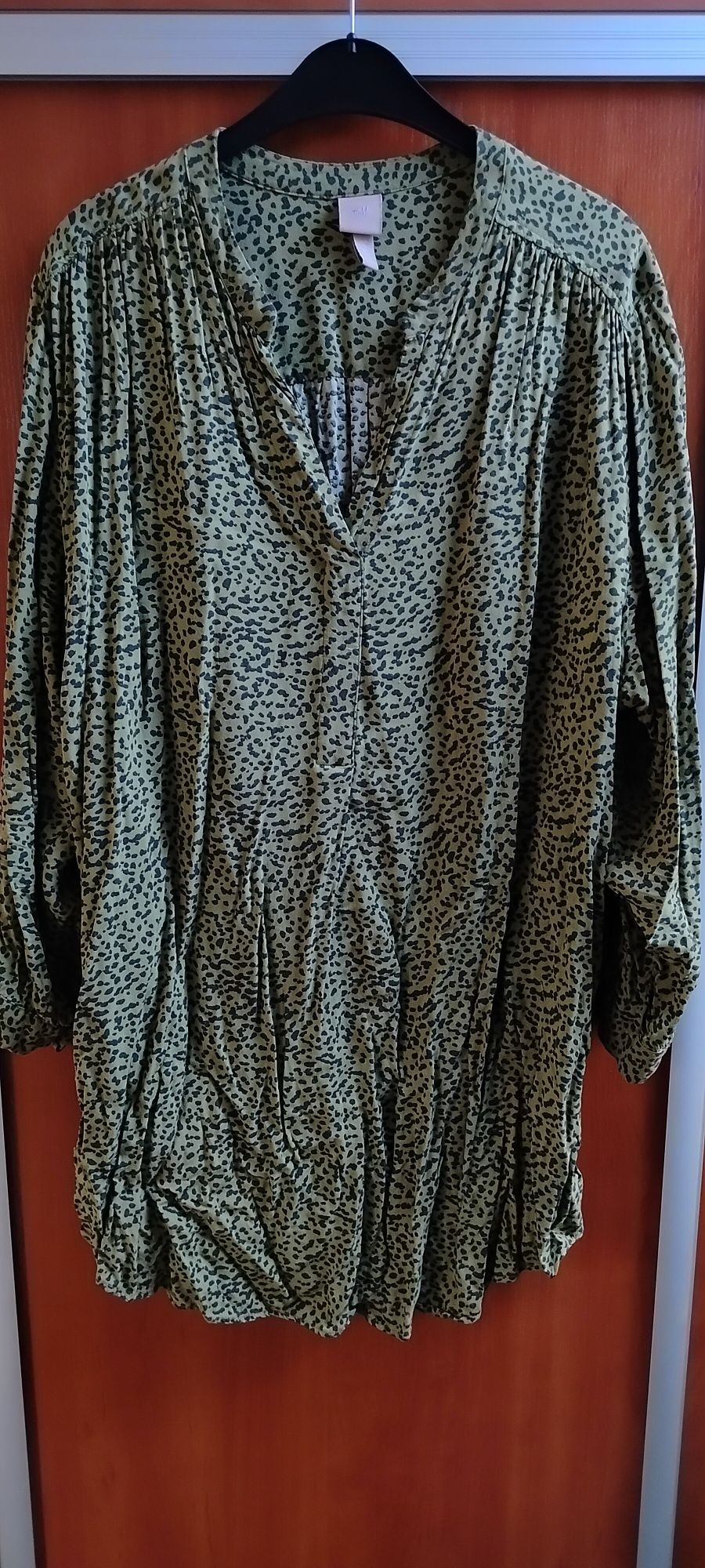Ładna Duża Bluzka Koszulowa H&M viskoza XL