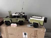Lego defender на моторе електро и прицеп