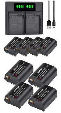 Baterías E carregadores compatíveis com panasonic DMW-BLK22 NOVO