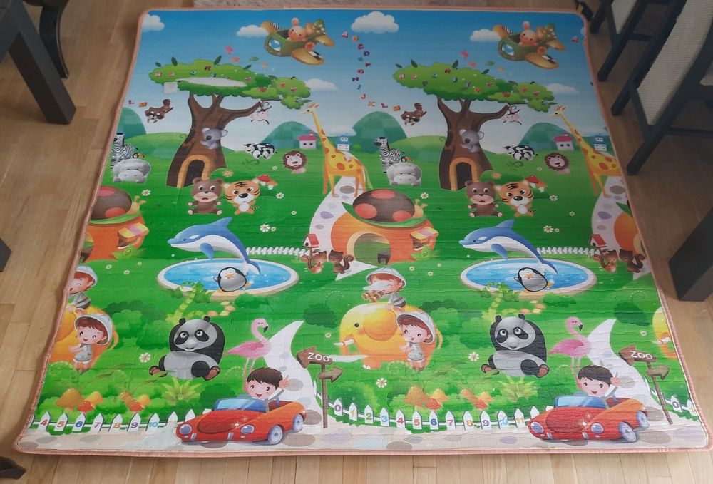 Mata piankowa do zabawy dla dzieci 180×180