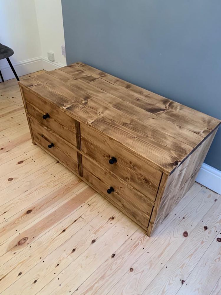 Meble w stylu rustykalnym lite drewno