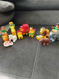 LEGO Duplo zoo pojazd zwierzęta i ludziki