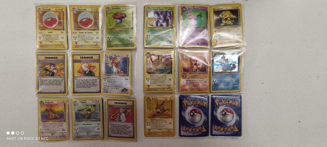 Cartas Pokémon Raras