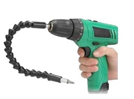 Угловой адаптер для шуруповерта с удлинителем