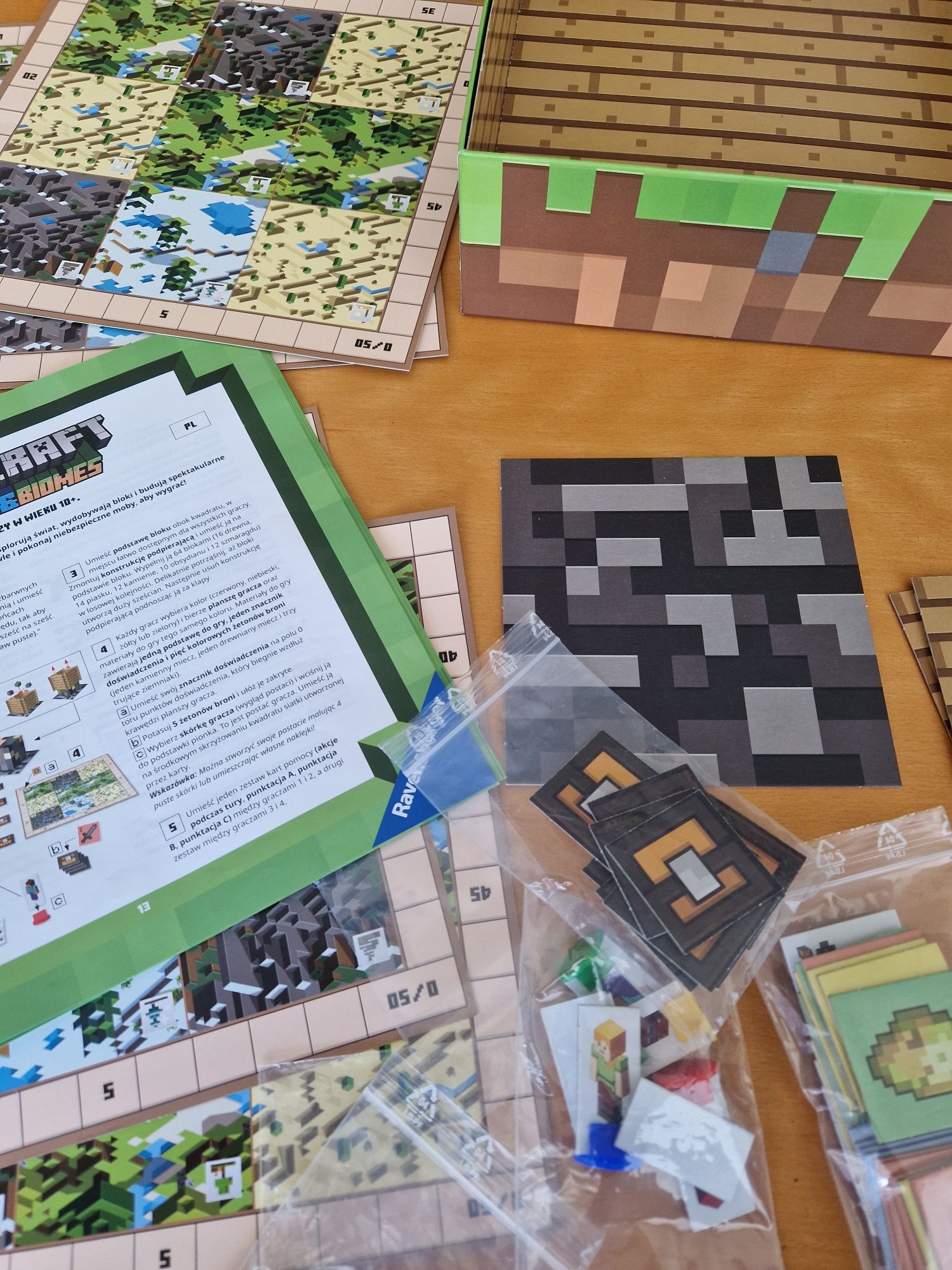 Gra Minecraft Builders &Biomes. RAVENSBURGER